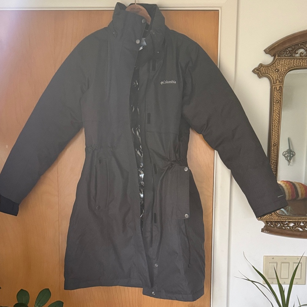 Columbia heavenly long Women's Dark Gray Ski Jacket